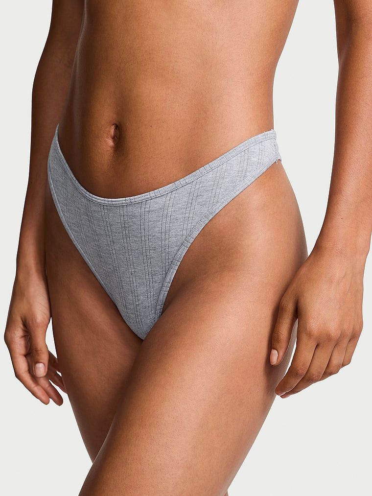 Victoria's Secret Jemné tanga s vysokou nohavičkou z modalu