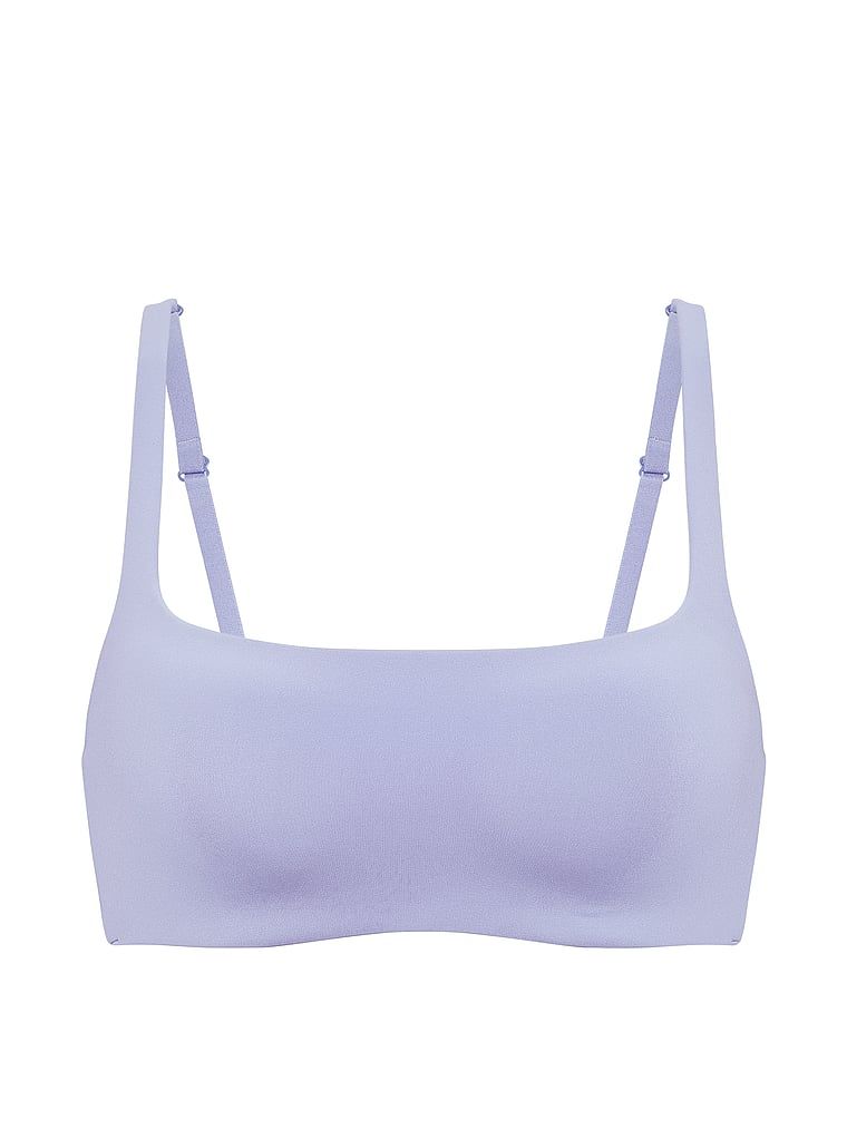 Luxe Contour Scoop mírně polstrovaná podprsenka. Produkt je fialové barvy a pochází z kolekce Body by Victoria.
