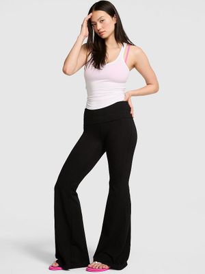 Super zvonové legíny s přehnutým pasem All-Day Cotton