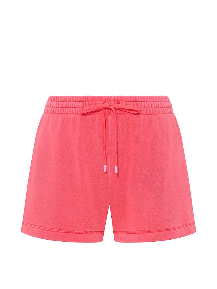 Froté bavlněné kraťasy mimo službu. Produkt je růžové barvy a pochází z kolekce Angel Essentials.