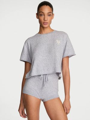 Victoria's Secret Luxusní pletené tričko a kraťasy