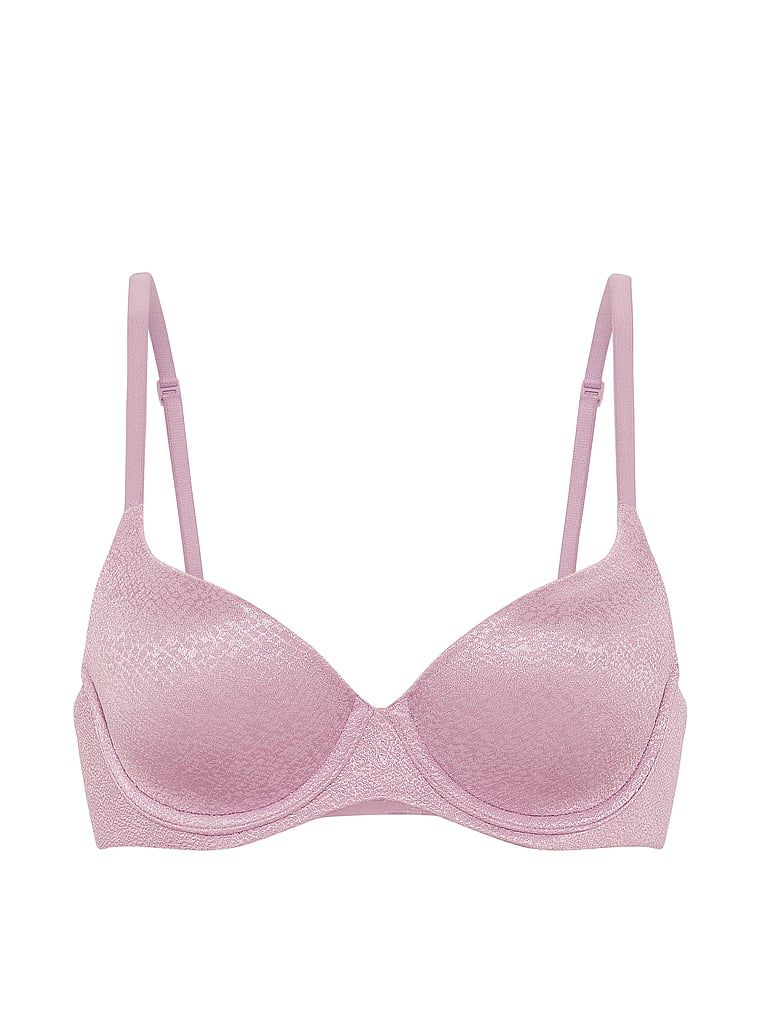 Mírně vycpaná Demi podprsenka. Produkt je růžové barvy a pochází z kolekce Body by Victoria.