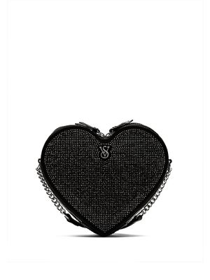 Black Rhinestone Taška Victoria přes rameno