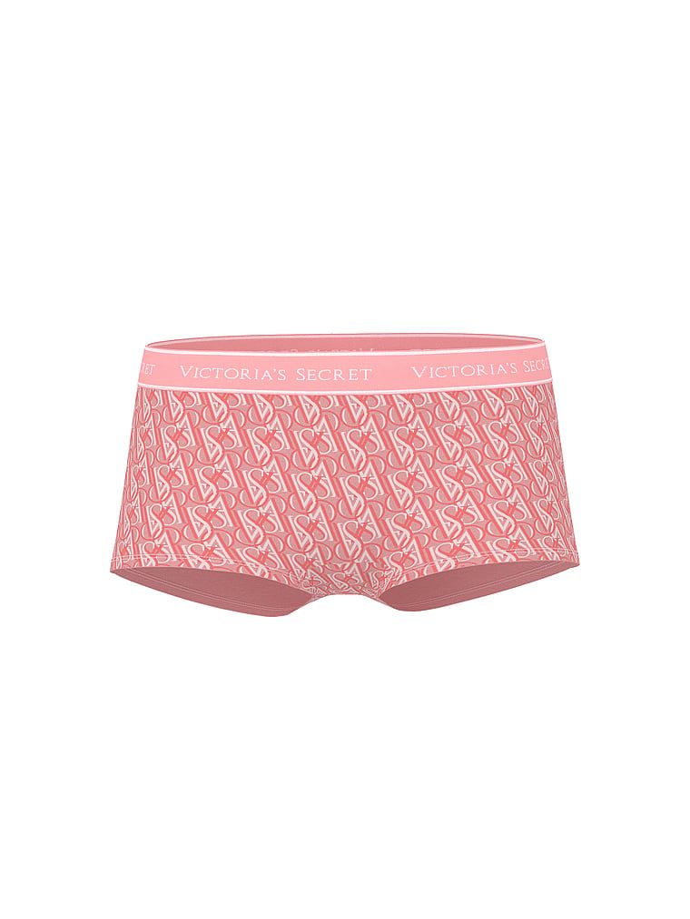 Bavlněné kraťasy s logem v pase Boyshort. Produkt je vzorovaný a pochází z kolekce Cotton.