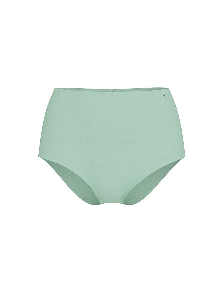 Bezešvé kalhotky s vysokým pasem No-Show. Produkt má zelenou barvu a pochází z kolekce No-Show.