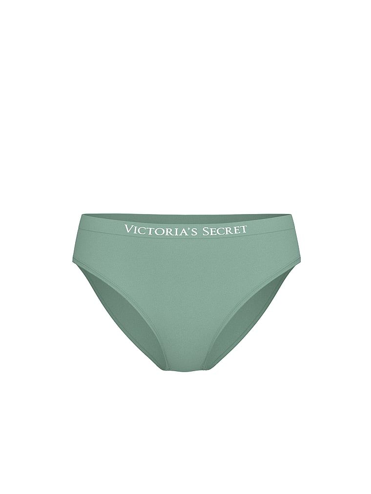 Bezešvé bikiny kalhotky. Produkt je zelený a pochází z kolekce Bezešvé.