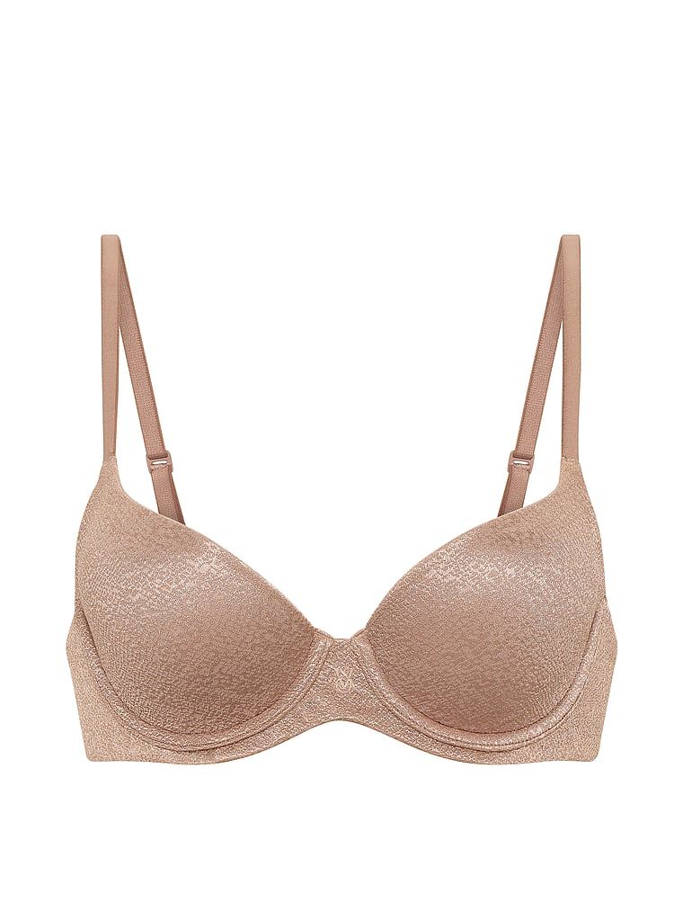 Mírně vycpaná Demi podprsenka. Produkt je hnědé barvy a pochází z kolekce Body by Victoria.