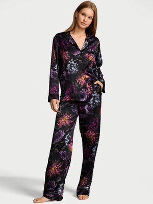 Victoria's Secret Saténové dlouhé pyžamo