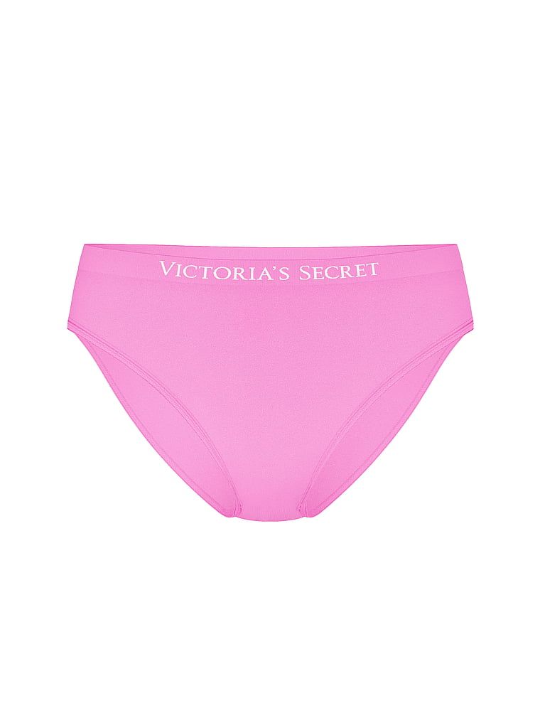 Bezešvé bikiny kalhotky. Produkt je růžový a pochází z kolekce Bezešvé.