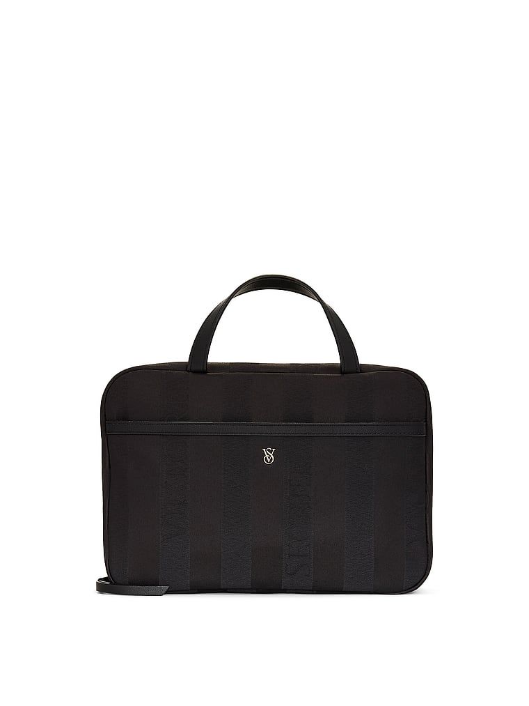Black Jacquard Kosmetická taška