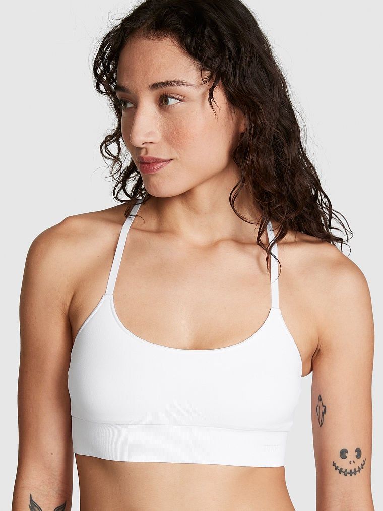 PINK Sportovní podprsenka s lopatkovým výstřihem