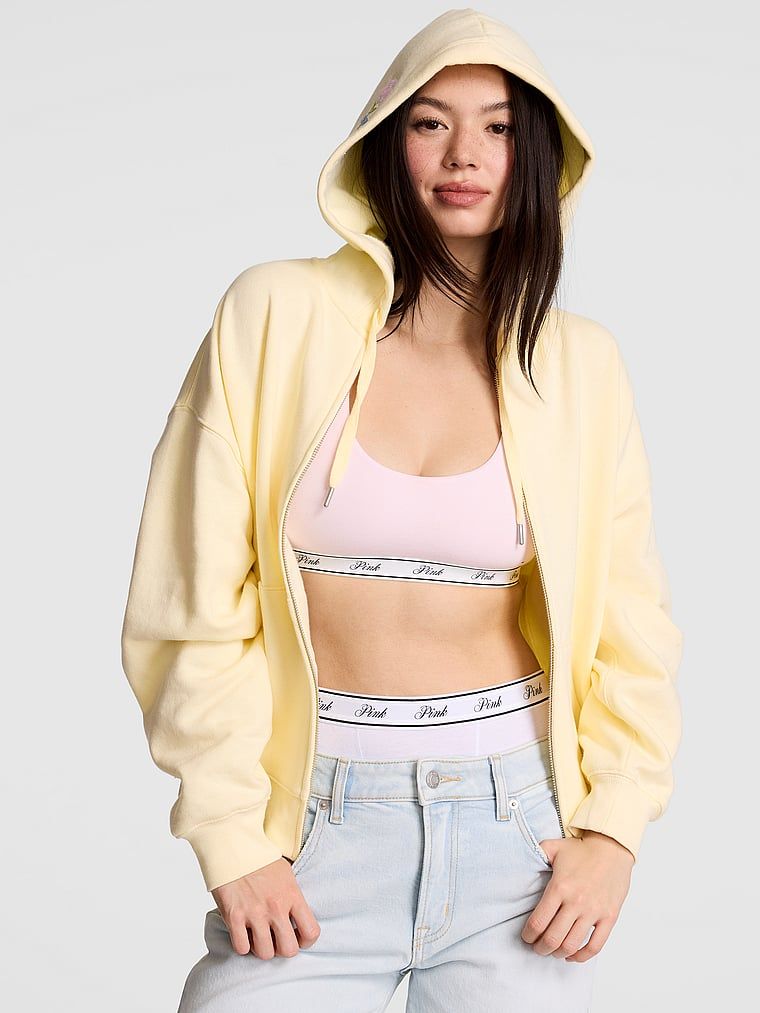 Mikina Campus Fleece s kapucí na zip