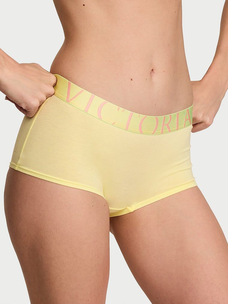 Cotton Bavlněné boxerky s velkým logem Exploded Logo