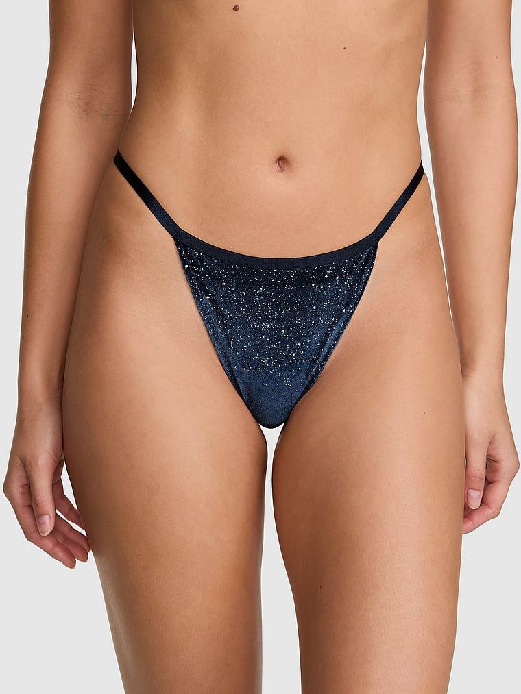 PINK Tanga s vysokým vykrojením Plush Touch