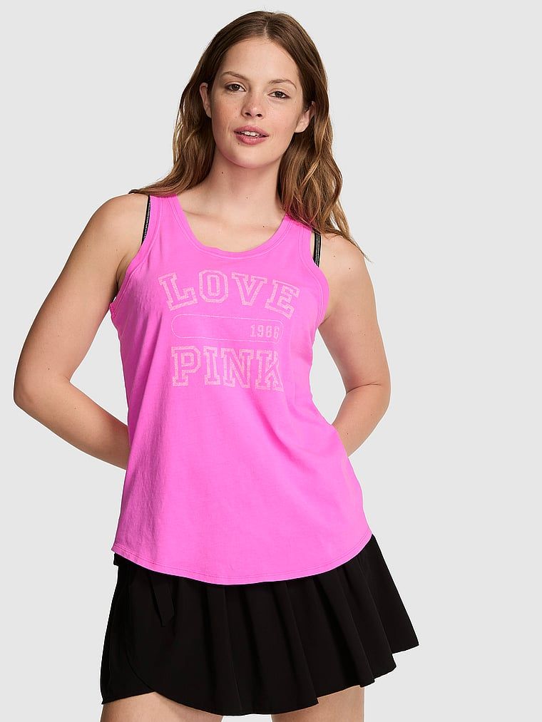 Bavlněný top bez rukávů Campus Cotton
