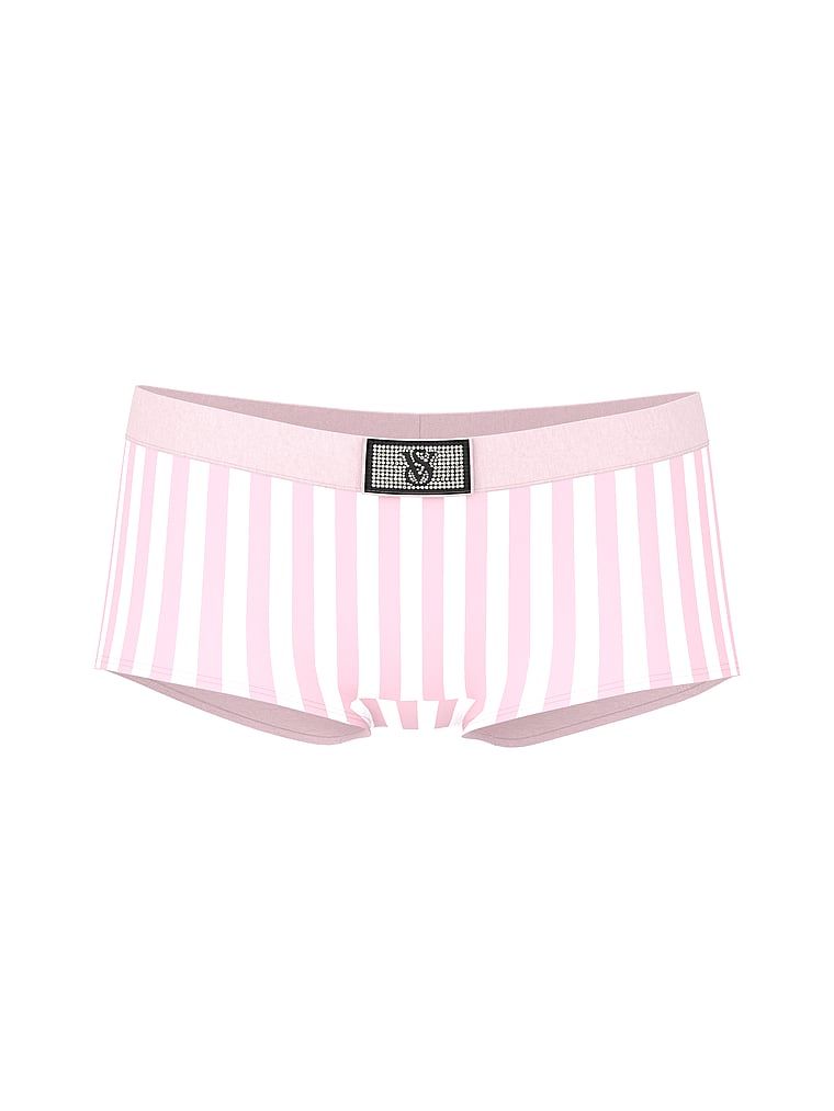 Bavlněné šortky s lesklým logem Shine Patch. Produkt je vzorovaný a pochází z kolekce Cotton.