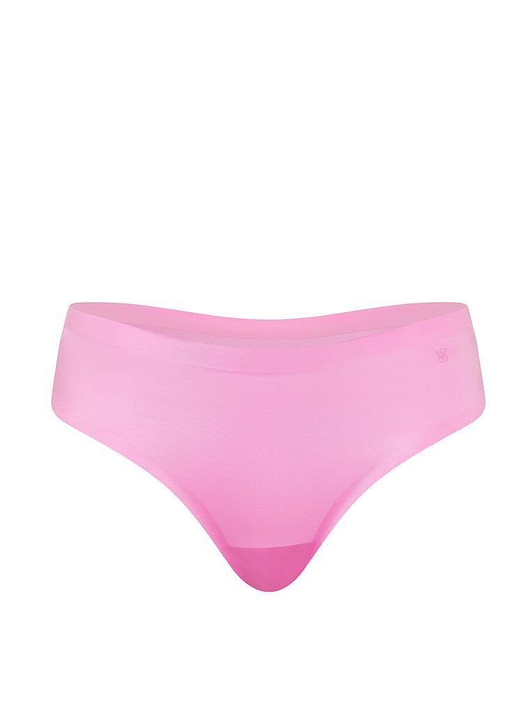 Tanga s pasem středně neviditelným. Produkt je růžové barvy a pochází z kolekce No-Show.