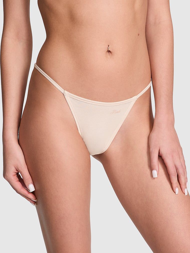 Bavlněné bikini se šňůrkami