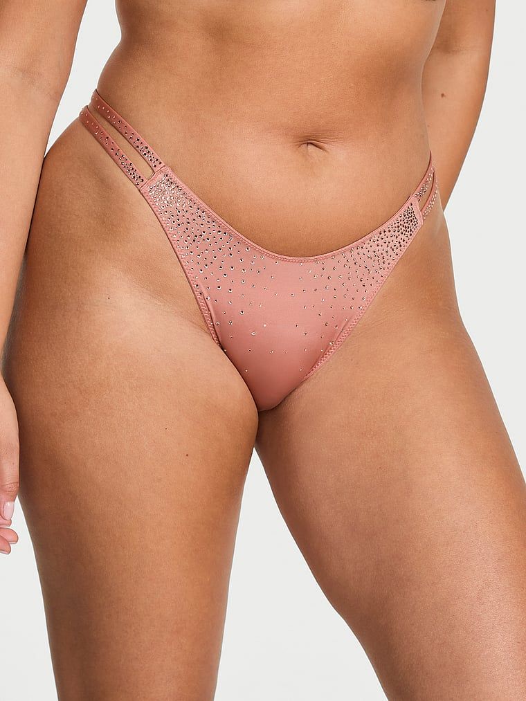 Very Sexy Tanga Sparkle Crystal Shine Strappy