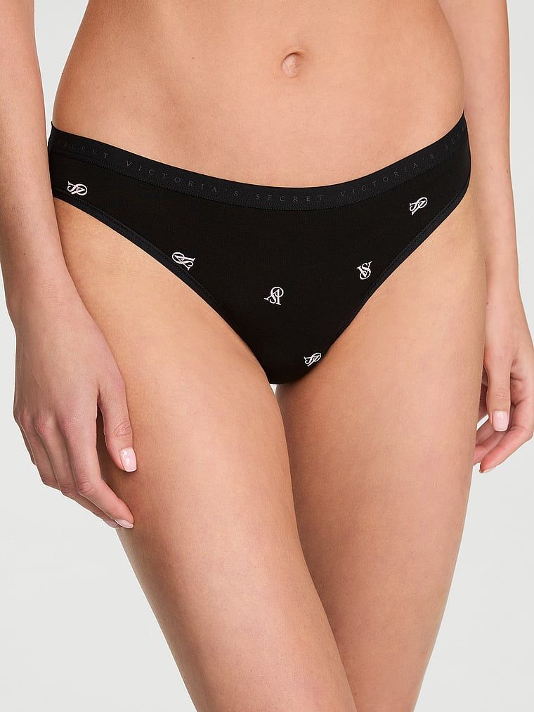 Bavlněné kalhotky v bikinách. Produkt je vzorovaný a pochází z kolekce Victoria's Secret.