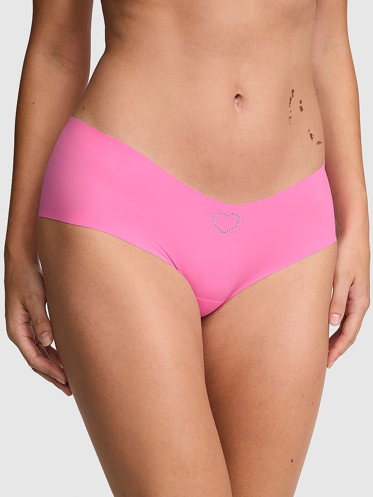 PINK Neviditelné kalhotky Hiphugger No-Show