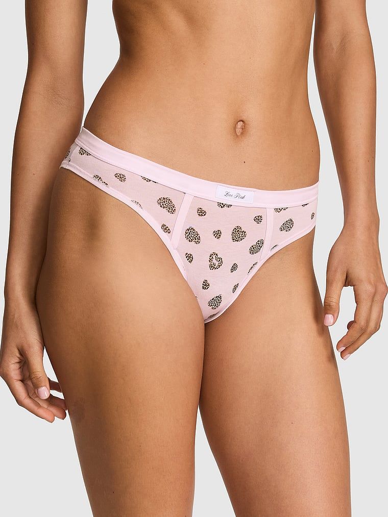 PINK Bavlněné kalhotky Cheeky