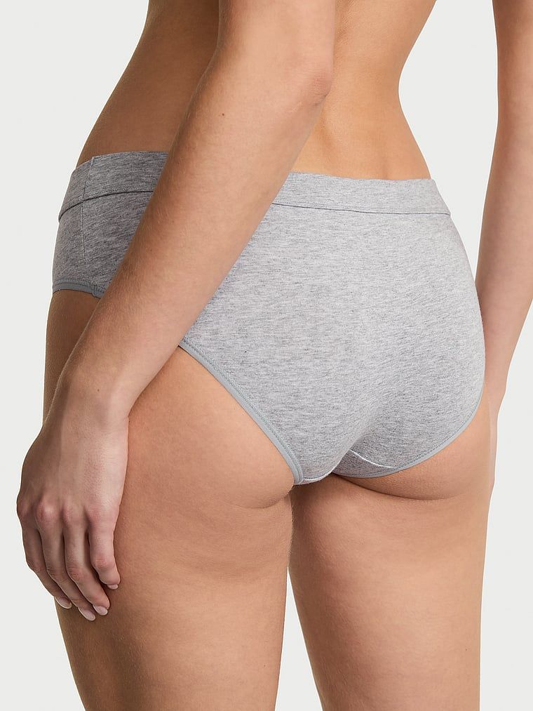 Bavlněné kalhotky s logem Hiphugger Hardware v pase. Výrobek je šedý a pochází z kolekce Cotton.
