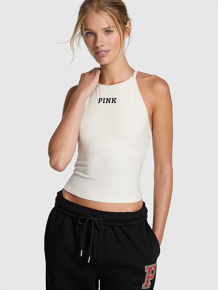 Top All-Day Cotton High-Neck Bra