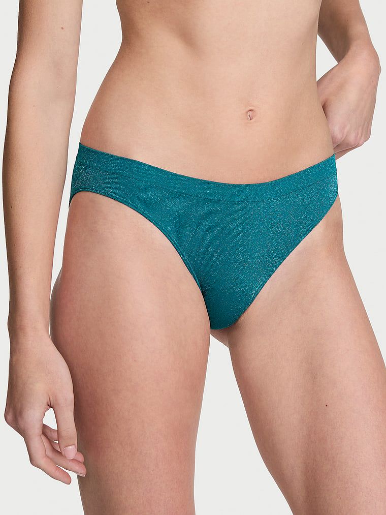 Seamless Bezešvé třpytivé bikinové kalhotky
