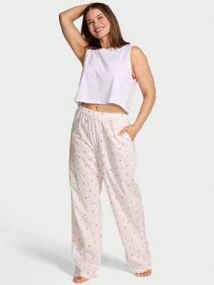 Victoria's Secret Bavlněné pyžamové kalhoty Mix & Match Sleep Heritage