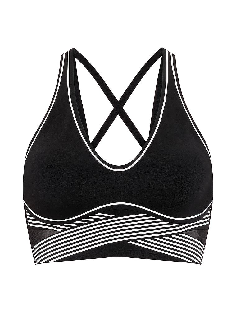 VSX Elevate Refined Contours sportovní podprsenka. Produkt je černý a pochází z kolekce VSX.