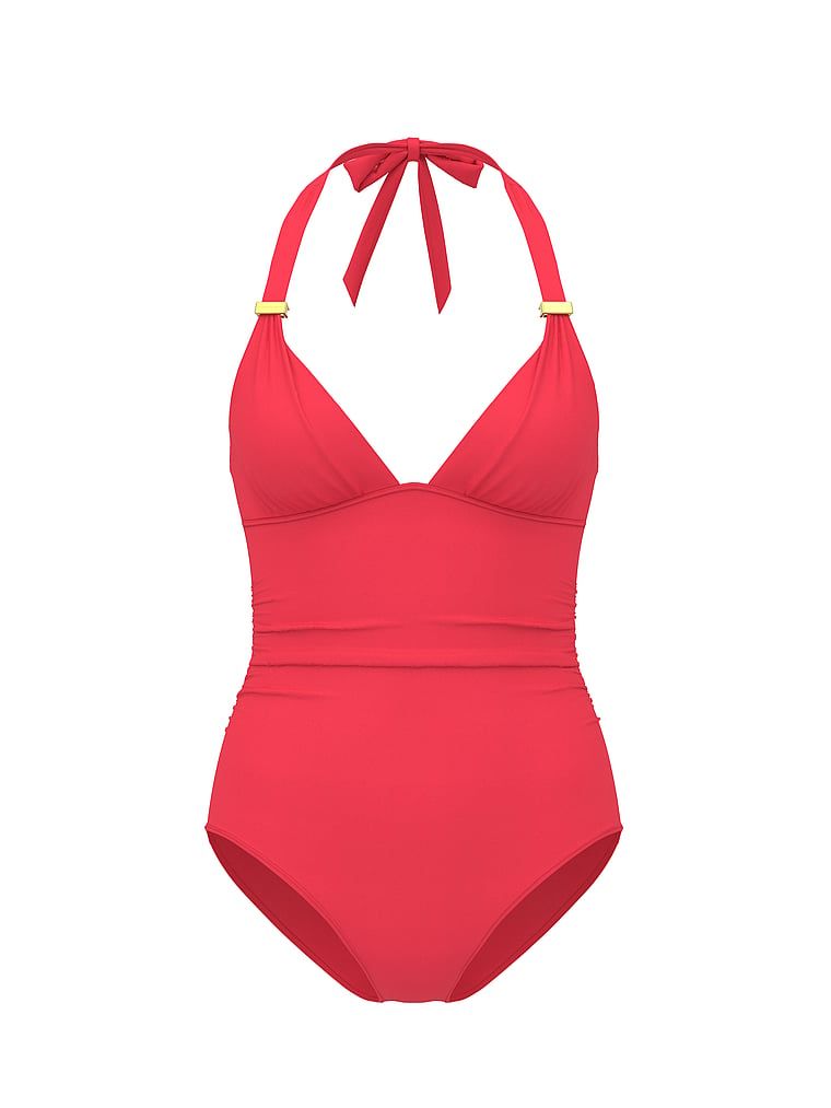 Ultimate Harlow jednodílné plavky. Produkt je růžové barvy a pochází z kolekce Victoria's Secret Swim.