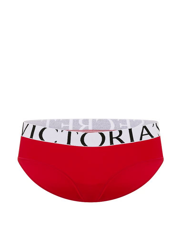 Kalhotky s logem Cool Hiphugger. Produkt je červené barvy a pochází z kolekce Victoria's Secret.
