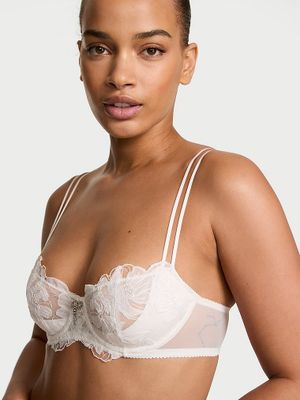 Dream Angels Balkonetová podprsenka Wicked Frou Frou bez podšívky s výšivkou
