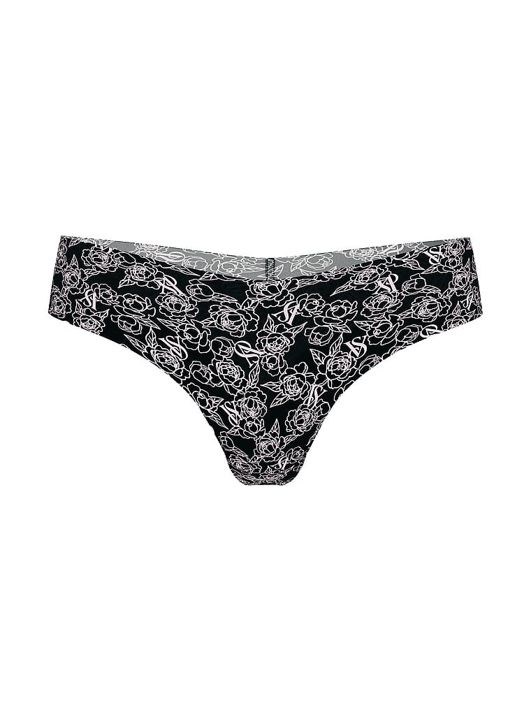 Bezešvá tanga bez show. Produkt má květinový vzor a pochází z kolekce No-Show.