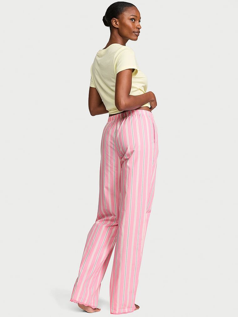 Mix & Match Heritage bavlněné pyžamové kalhoty. Produkt má vzorovanou barvu a pochází z kolekce Victoria's Secret.