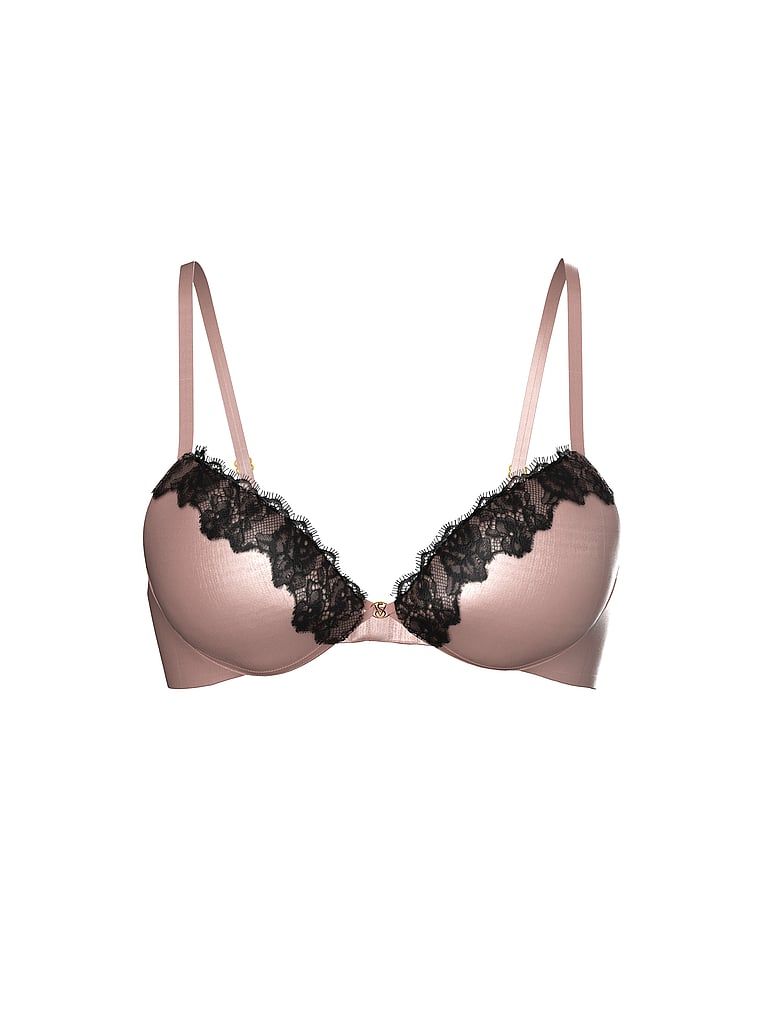Podprsenka na push-up s vložkami Smooth Lace-Trim. Produkt je růžové barvy a pochází z kolekce Very Sexy.