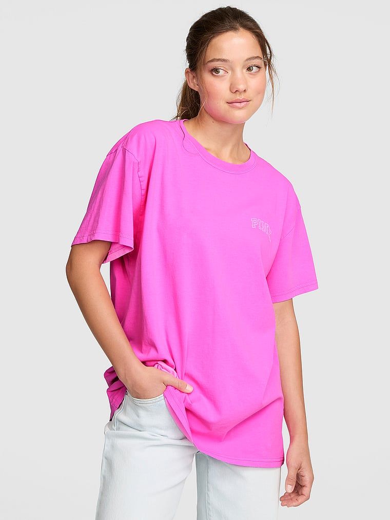 Tričko Campus Cotton PINK