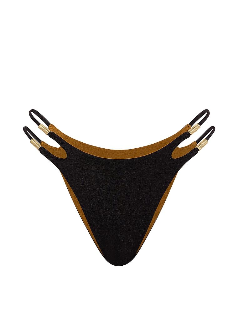Spodní spodní kruhy v bikinách s oboustranným výřezem brazilské. Produkt je vícebarevný a pochází z kolekce Victoria's Secret Swim.