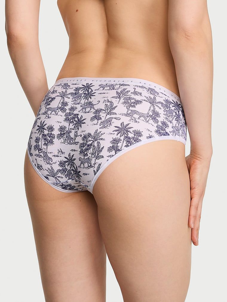 Bavlněné kalhotky hiphugger. Produkt je vzorovaný a pochází z kolekce Victoria's Secret.