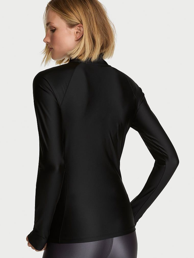 VSX GlossyTech mikina na zip. Produkt je černý a pochází z kolekce VSX.