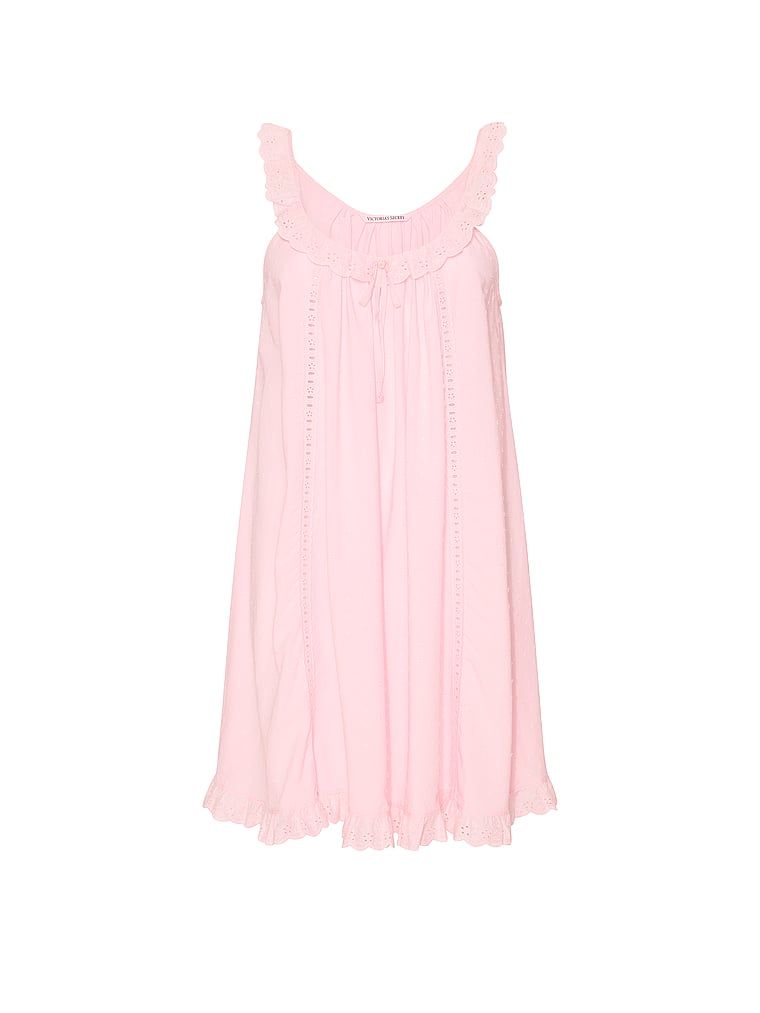 Vintage bavlněné noční košile Dream. Produkt je růžové barvy a pochází z kolekce Victoria's Secret.