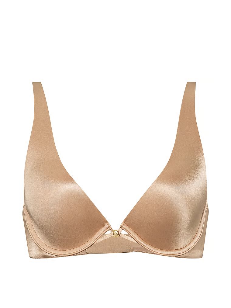 Mírně vycpávaná podprsenka Smooth Plunge. Produkt je béžové barvy a pochází z kolekce Very Sexy.