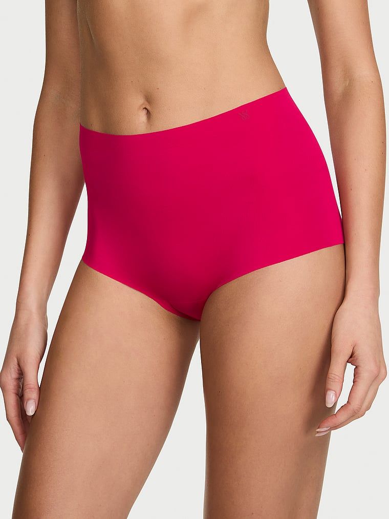 Bezešvé kalhotky s vysokým pasem Ne-ukazují. Produkt je růžové barvy a pochází z kolekce No-Show.