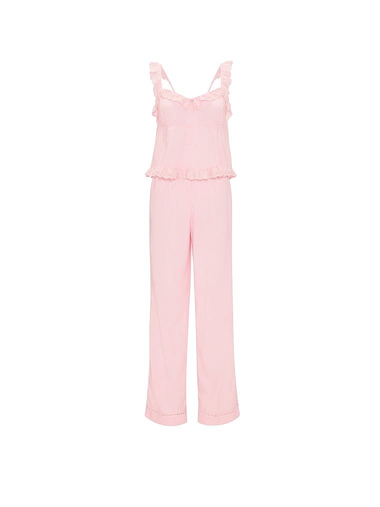 Vintage bavlněné pyžamo Dream. Produkt je růžové barvy a pochází z kolekce Victoria's Secret.