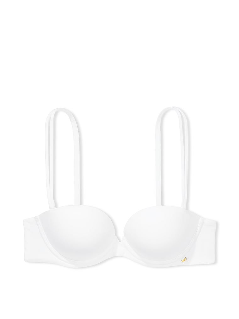 Push-up podprsenka bez ramínek. Produkt je bílý a pochází z kolekce Very Sexy.