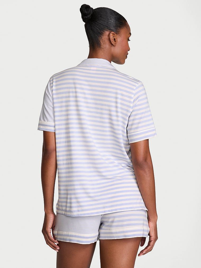 Modální pyžamo se SoSoft kraťasy. Produkt je vzorovaný a pochází z kolekce Victoria's Secret.