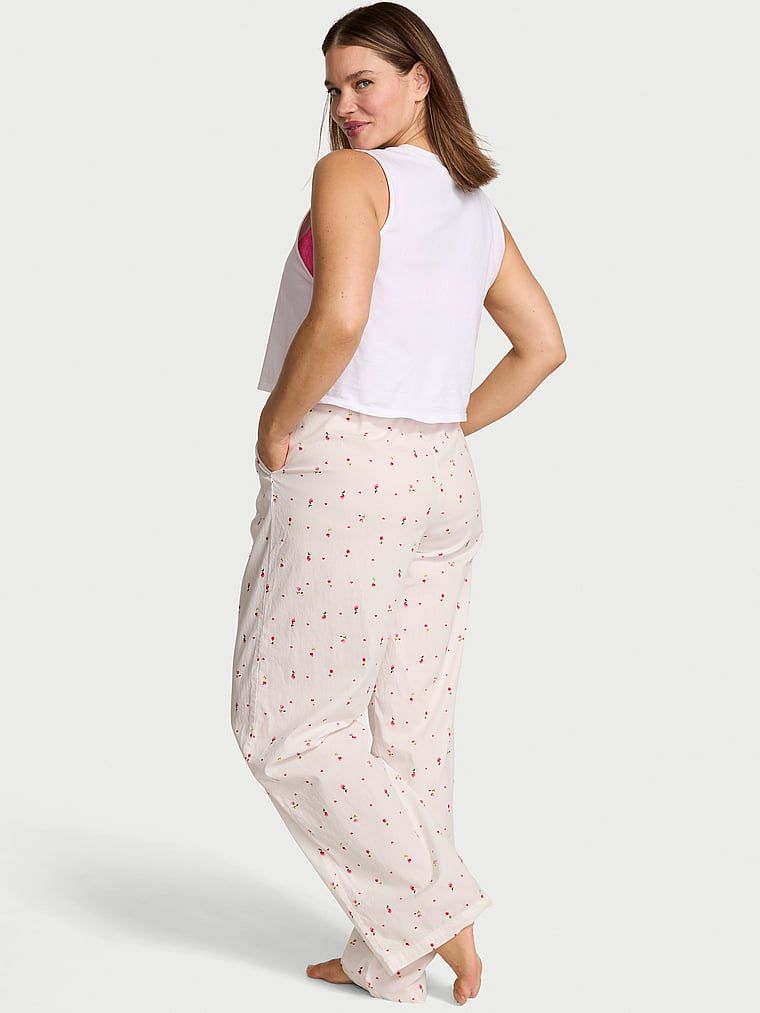 Mix & Match Heritage bavlněné pyžamové kalhoty. Produkt má květinovou barvu a pochází z kolekce Victoria's Secret.