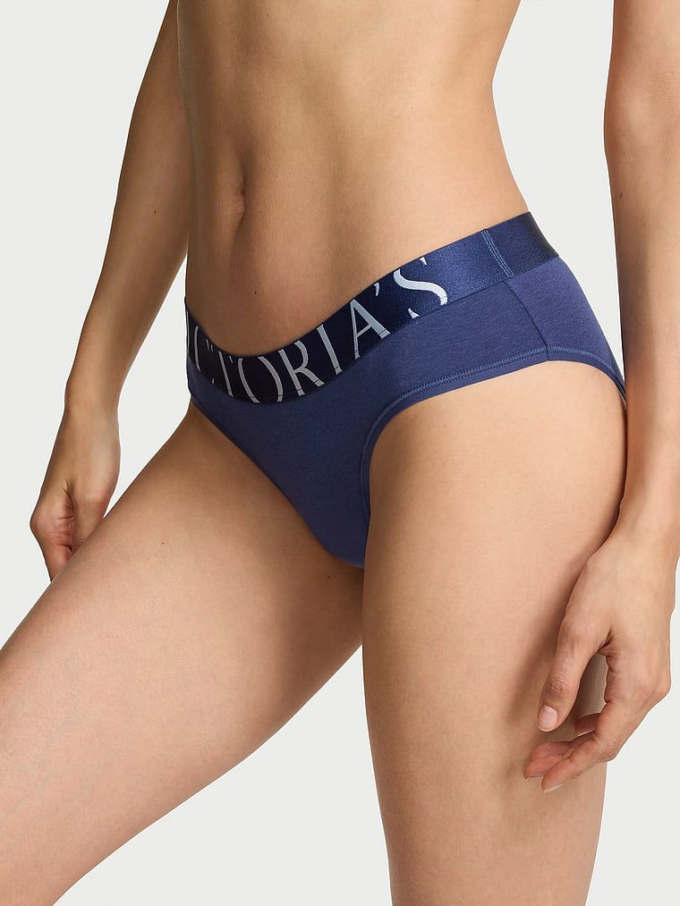 Bavlněné bokové kalhotky s velkým logem Exploded Logo