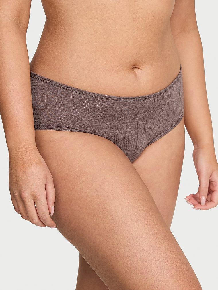 Ultra-jemné hiphugger modální kalhotky. Produkt je hnědé barvy a pochází z kolekce Victoria's Secret.